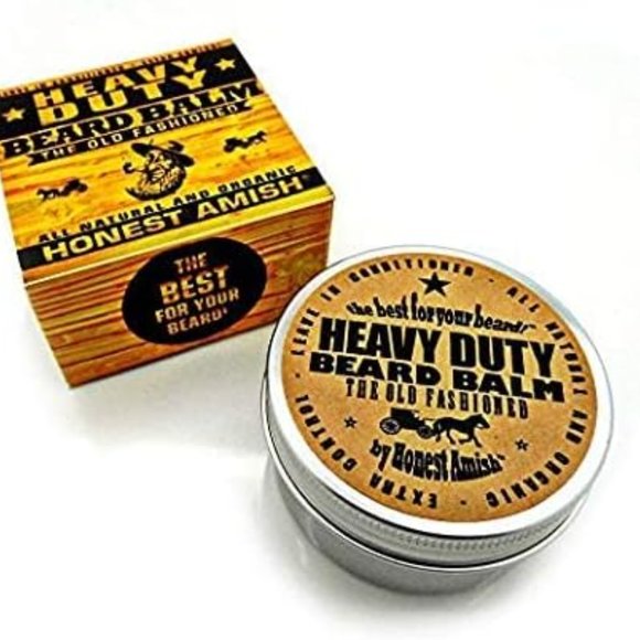 Honest Amish - Heavy Duty Beard Balm - 2 Ounce - Beard Conditioner New - Picture 1 of 4